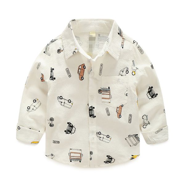 2020 spring autumn 2 3 4 6 years new long sleeve car pattern full print handsome white gray shirt for cotton kids baby boys q0112, Blue
2020 spring autumn 2 3 4 6 years new long sleeve car pattern full print handsome white gray shirt for cotton kids baby boys q0112, Blue