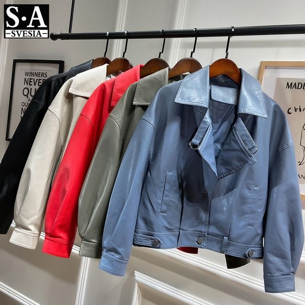 new spring women's faux leather jacket pu motorcycle biker coats female cool loose streetwear black bomber ladies outerwear 201030
new spring women's faux leather jacket pu motorcycle biker coats female cool loose streetwear black bomber ladies outerwear 201030