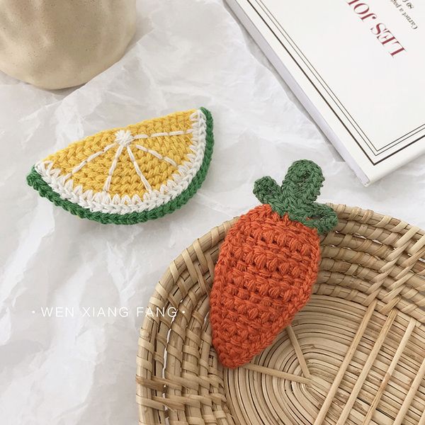 style hand-woven carrot strawberry barrettes bb clip autumn and winter wool bang clip hairpin national hair accessories womens fashion desig, Golden;white
style hand-woven carrot strawberry barrettes bb clip autumn and winter wool bang clip hairpin national hair accessories womens fashion desig, Golden;white