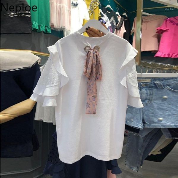 women's t-shirt neploe lace patchwork t shirts women korean o neck flare sleeve female summer 2021 loose casual cotton ladies tees 1b6, White
women's t-shirt neploe lace patchwork t shirts women korean o neck flare sleeve female summer 2021 loose casual cotton ladies tees 1b6, White