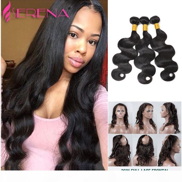360 lace frontal with bundle 3 bundles and closure brazilian hair with full water wave closure pre plucked hair bundles with lace closures, Black;brown
360 lace frontal with bundle 3 bundles and closure brazilian hair with full water wave closure pre plucked hair bundles with lace closures, Black;brown