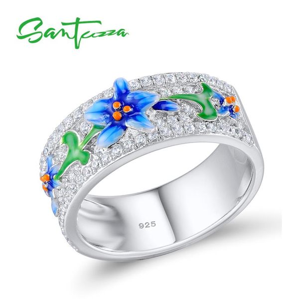 santuzza silver ring for women 925 sterling silver fashion rings for women cubic zirconia ringen party jewelry enamel q1127, Golden;silver
santuzza silver ring for women 925 sterling silver fashion rings for women cubic zirconia ringen party jewelry enamel q1127, Golden;silver
