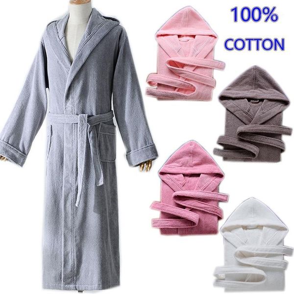 autumn winter thick pure cotton plain color bathrobes sleepwear robes long-sleeve absorbent terry bathrobe hooded pijamas1, Black;red
autumn winter thick pure cotton plain color bathrobes sleepwear robes long-sleeve absorbent terry bathrobe hooded pijamas1, Black;red