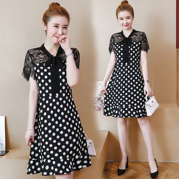 women 2021 summer from the vintage patchwork dot plus size xxxxxxxxl fine casual party dress vv4h, Black;gray
women 2021 summer from the vintage patchwork dot plus size xxxxxxxxl fine casual party dress vv4h, Black;gray
