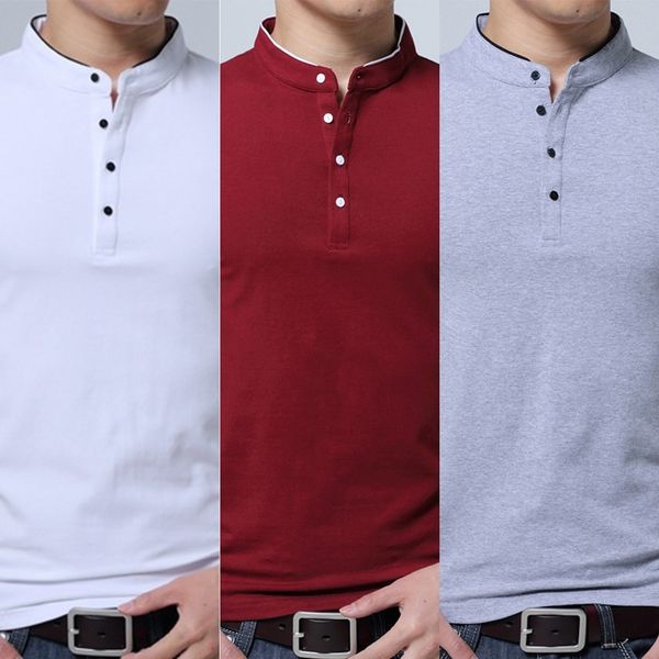 owufq 2020 autumn and winter youth men's cotton slim color long-sleeved t-shirt solid t-shirt chinese stand collar korean style fashion, Blue
owufq 2020 autumn and winter youth men's cotton slim color long-sleeved t-shirt solid t-shirt chinese stand collar korean style fashion, Blue