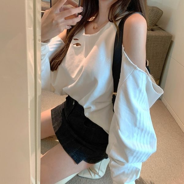 women's sweater sweaternational sweater 2020 new national fashion personalized design style old hole niche versatile slimming long slee, Black
women's sweater sweaternational sweater 2020 new national fashion personalized design style old hole niche versatile slimming long slee, Black