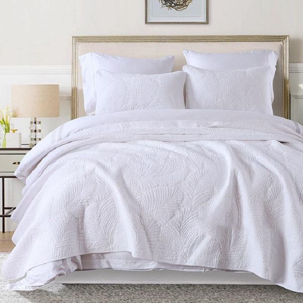 chausub cotton bedspreads quilt set 3pcs quilts solid embroidered bed cover king size quilted coverlet set summer blanket on bed
chausub cotton bedspreads quilt set 3pcs quilts solid embroidered bed cover king size quilted coverlet set summer blanket on bed