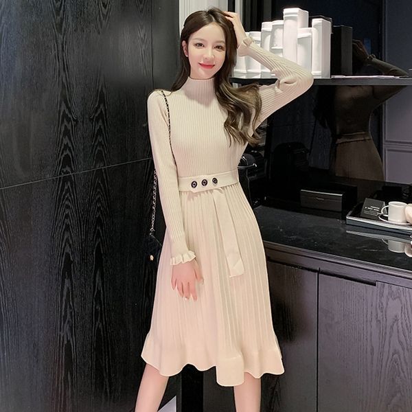 knitted dress women's autumn 2020 new women's fashion bottoming shirt temperament waist closing medium length wool dress l1p0b, Black;gray
knitted dress women's autumn 2020 new women's fashion bottoming shirt temperament waist closing medium length wool dress l1p0b, Black;gray