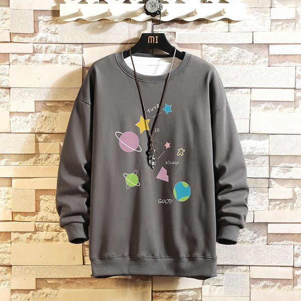 2021 new crewneck hoodie space japanese graffiti hip hop harajuku streetwear sweatshirt with male hood 8vbr, Black
2021 new crewneck hoodie space japanese graffiti hip hop harajuku streetwear sweatshirt with male hood 8vbr, Black