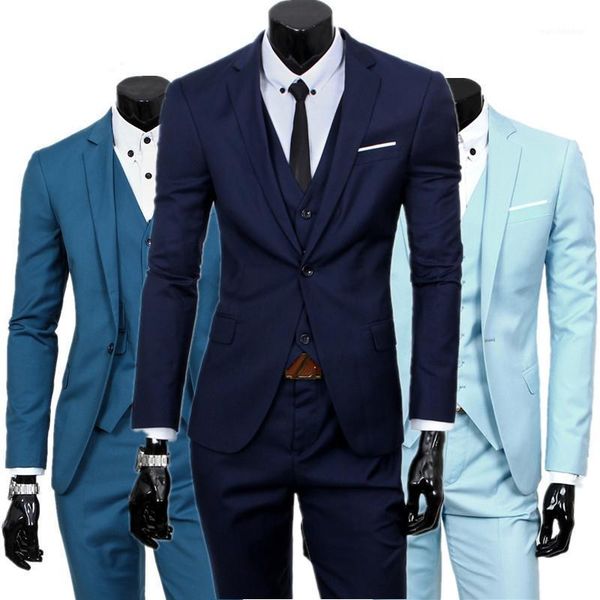 blazers + pants + vest set / 2021 men's fashion three piece suit sets / male business casual coat jacket waistcoat trousers1, White;black
blazers + pants + vest set / 2021 men's fashion three piece suit sets / male business casual coat jacket waistcoat trousers1, White;black