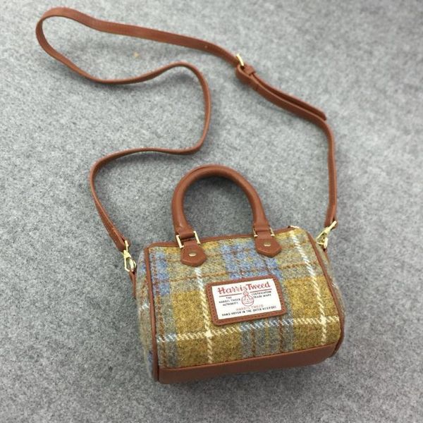cross body imported 100% pure wool leather handbag british square plaid shoulder pillow bag handbags
cross body imported 100% pure wool leather handbag british square plaid shoulder pillow bag handbags