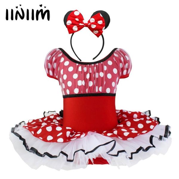 iiniim children's ballerina polka dot cosplay fancy dress tutu dancewear kids ballet costumes dance gymnastics leotard for girls, Black;red
iiniim children's ballerina polka dot cosplay fancy dress tutu dancewear kids ballet costumes dance gymnastics leotard for girls, Black;red