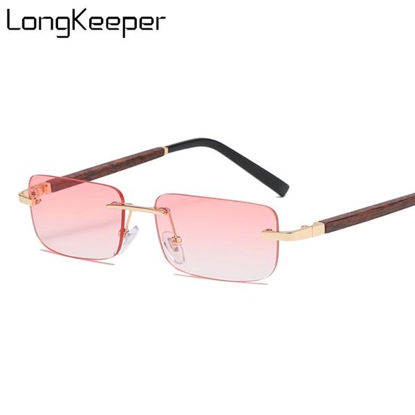 sunglasses longkeeper fashion rimless rectangle men women small square sun glasses ladies vintage pink shades uv400, White;black
sunglasses longkeeper fashion rimless rectangle men women small square sun glasses ladies vintage pink shades uv400, White;black