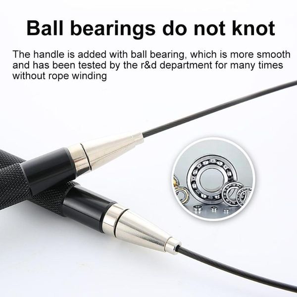 jump ropes 1pc high speed aerobic steel wire skipping rope aluminum handle ball bearing for tool
jump ropes 1pc high speed aerobic steel wire skipping rope aluminum handle ball bearing for tool