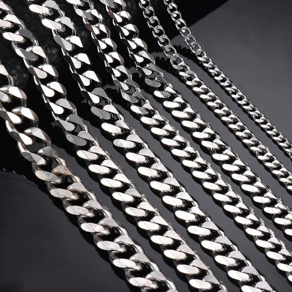 1 piece 1 piece size 3.6mm-9mm men's necklace stainless steel cuban link chain steel color male jewelry gifts for men, Golden;silver
1 piece 1 piece size 3.6mm-9mm men's necklace stainless steel cuban link chain steel color male jewelry gifts for men, Golden;silver