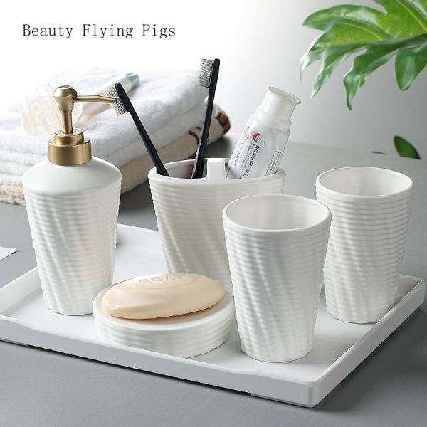 5pcs/set nordic style high-end bathroom bathroom diamond pattern ceramics supplies bath kit toothbrush wash brush set
5pcs/set nordic style high-end bathroom bathroom diamond pattern ceramics supplies bath kit toothbrush wash brush set