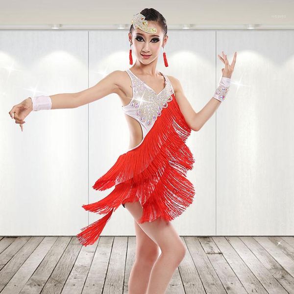 summer 2019 new girls tassels latin dance skirt children's latin clothes costumes competition performance clothing1, Black;red
summer 2019 new girls tassels latin dance skirt children's latin clothes costumes competition performance clothing1, Black;red