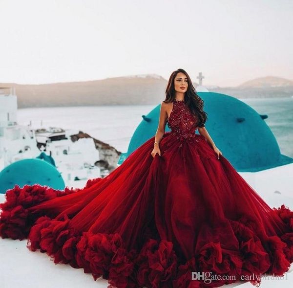 2022 royal burgundy appliqued ball gown quinceanera dresses halter neck sweet 16 dress long formal party prom evening gowns bc11464, Blue;red
2022 royal burgundy appliqued ball gown quinceanera dresses halter neck sweet 16 dress long formal party prom evening gowns bc11464, Blue;red