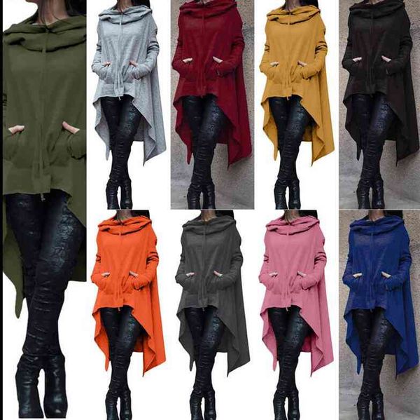 women's hoodies & sweatshirts womens pullovers casual jumper irregular hooded female plus size shirts autumn blouses kka2725 5vfj, Black
women's hoodies & sweatshirts womens pullovers casual jumper irregular hooded female plus size shirts autumn blouses kka2725 5vfj, Black