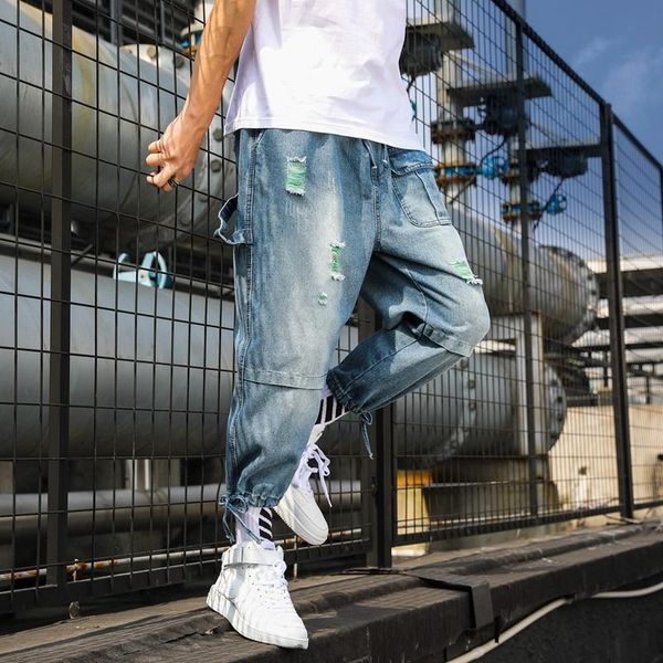 spring new jeans men fashion washed solid color casual denim pants man streetwear hip hop loose cowboy trousers male clothes, Blue
spring new jeans men fashion washed solid color casual denim pants man streetwear hip hop loose cowboy trousers male clothes, Blue