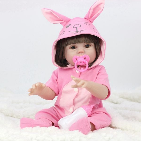 45cm baby silicone reborn realistic drinking water pee vinyl body doll reborn lifelike baby doll newborn bathe toys for girls 1011
45cm baby silicone reborn realistic drinking water pee vinyl body doll reborn lifelike baby doll newborn bathe toys for girls 1011
