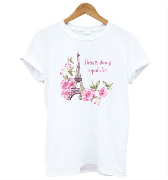 paris flower eiffel tower print women tshirt cotton casual funny t shirt lady yong girl tee better quality drop ship kt, White
paris flower eiffel tower print women tshirt cotton casual funny t shirt lady yong girl tee better quality drop ship kt, White