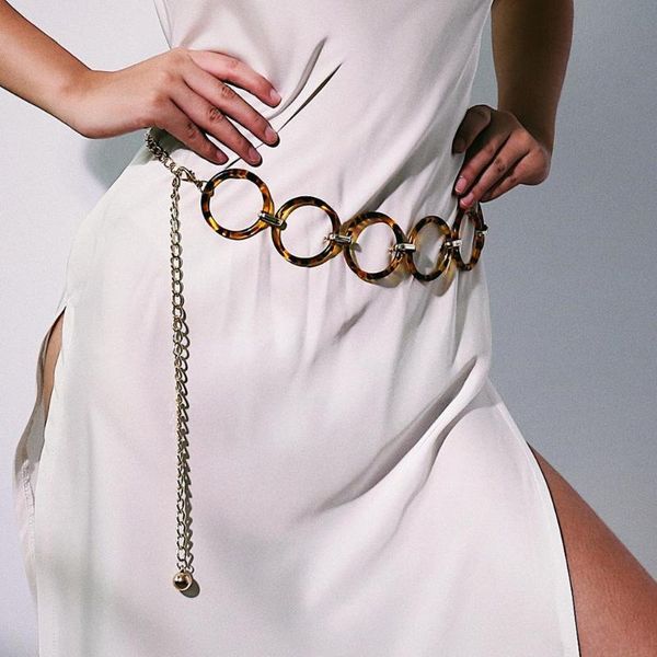 europe and the united states leisure, temperament simple retro body chain, leopard geometric circle with waist chain women, Black;brown
europe and the united states leisure, temperament simple retro body chain, leopard geometric circle with waist chain women, Black;brown