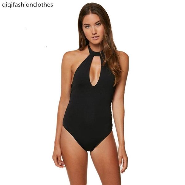 bikini women's feeling open back hollow neck strap to cover belly and show thin black triangle one-piece swimsuit, White;black
bikini women's feeling open back hollow neck strap to cover belly and show thin black triangle one-piece swimsuit, White;black