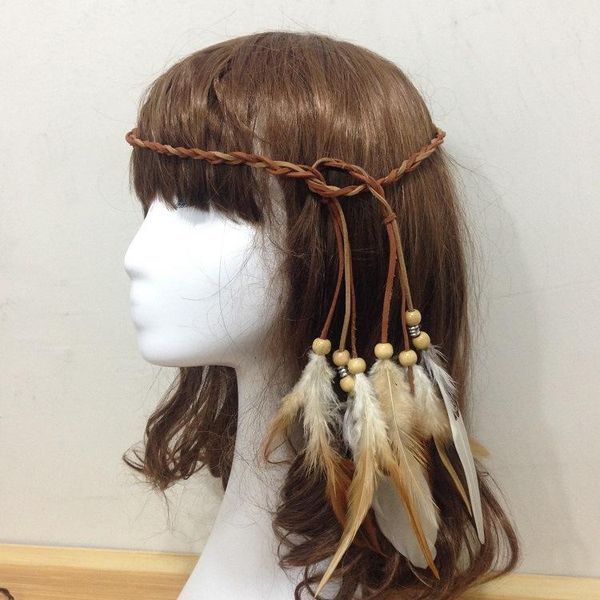 tribal brown feather headdress boho feather hair accessories head band for women wedding halloween party ethnic jewelry, Golden;silver
tribal brown feather headdress boho feather hair accessories head band for women wedding halloween party ethnic jewelry, Golden;silver