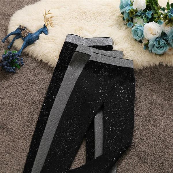 autumn winter leggings women high waist fitness leggings slim ninth pants glitter 0126 45 drop shipping, Black
autumn winter leggings women high waist fitness leggings slim ninth pants glitter 0126 45 drop shipping, Black