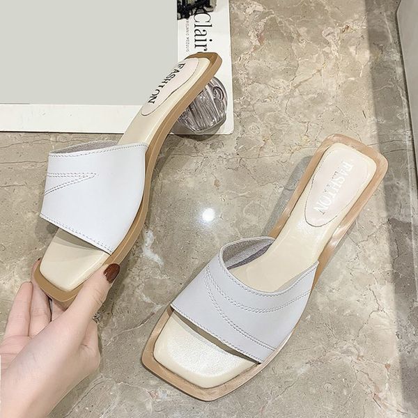 new 2021 women slippers ladies sandals pu leather fashion high heels square toe shoes summer woman pumps casual footwear hncp, Black
new 2021 women slippers ladies sandals pu leather fashion high heels square toe shoes summer woman pumps casual footwear hncp, Black