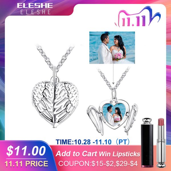 eleshe 925 sterling silver angel wing necklace pendant for women long chain necklaces personalized custom p heart jewelry q1113
eleshe 925 sterling silver angel wing necklace pendant for women long chain necklaces personalized custom p heart jewelry q1113