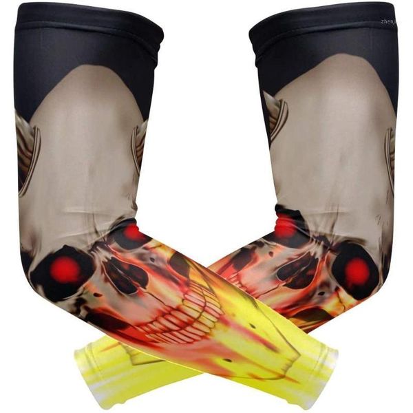 elbow & knee pads skull fire printed outdoor activities sports compression arm sleeves moisture wicking upf 50 uv protection cooling1, Black;gray
elbow & knee pads skull fire printed outdoor activities sports compression arm sleeves moisture wicking upf 50 uv protection cooling1, Black;gray