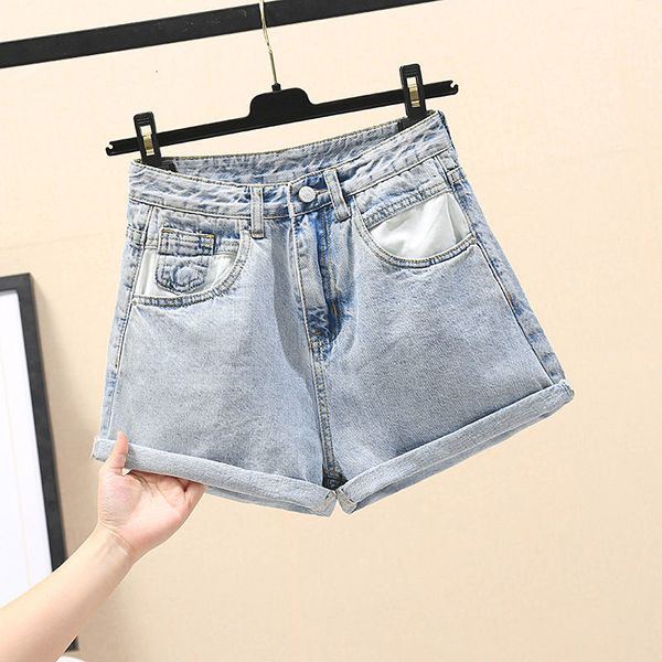 2021 new summer for women of the vintage high-waisted blue denim women's shorts female leg wide color solid jeans atwb, White;black
2021 new summer for women of the vintage high-waisted blue denim women's shorts female leg wide color solid jeans atwb, White;black