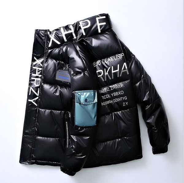 men winter jacket coats fashion zippers long sleeve windproof snow jackets with inner down cotton layer warm outfits, Black
men winter jacket coats fashion zippers long sleeve windproof snow jackets with inner down cotton layer warm outfits, Black