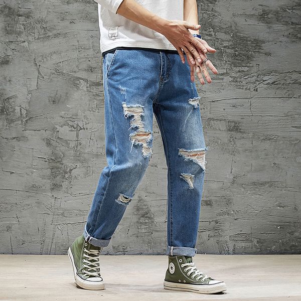 2021 New Arrival Quality Spring Elastic Fashion Ankle-length Jeans, Large Male Size Jeans 28-42 MVGT, Blue
2021 New Arrival Quality Spring Elastic Fashion Ankle-length Jeans, Large Male Size Jeans 28-42 MVGT, Blue