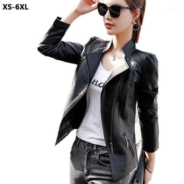 plus size xs 6xl women leather jacket black leather jacket zipper long sleeve short coat motorcycle coat women 081
plus size xs 6xl women leather jacket black leather jacket zipper long sleeve short coat motorcycle coat women 081