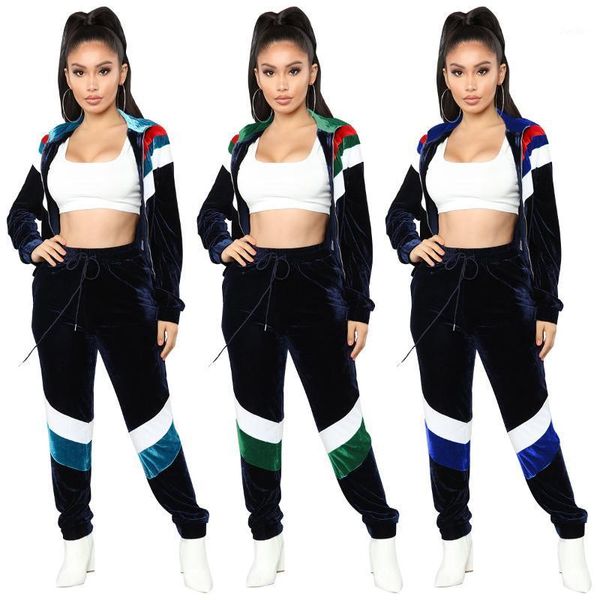 13als043 autumn winter women outdoor casual sports patchwork zipper two piece set and pants tracksuit sweatsuit outfits1, Gray
13als043 autumn winter women outdoor casual sports patchwork zipper two piece set and pants tracksuit sweatsuit outfits1, Gray