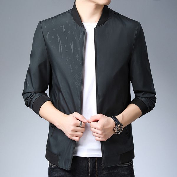 2021 spring and autumn middle-aged new stand collar men's business casual jacket, Black;brown
2021 spring and autumn middle-aged new stand collar men's business casual jacket, Black;brown
