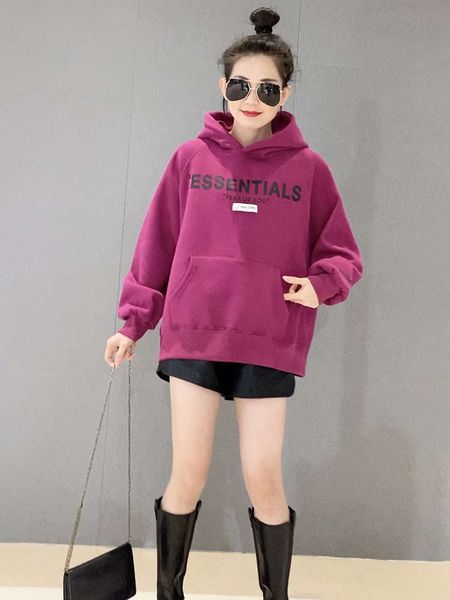 plush and thickened sweater women's new fall / winter short foreign style loose hooded fashion, Black
plush and thickened sweater women's new fall / winter short foreign style loose hooded fashion, Black