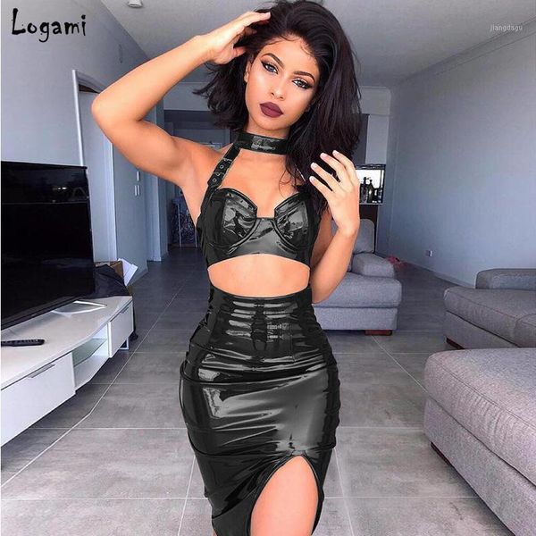 logami pu two piece set summer sleeveless crop and high waist skirt set women black1, White
logami pu two piece set summer sleeveless crop and high waist skirt set women black1, White