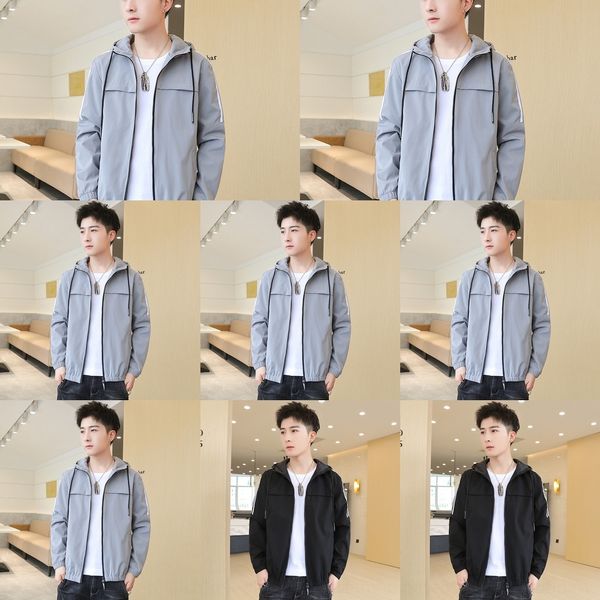 77a78 autumn jacket fashion korean loose striped hooded autumn sportswear sportswearjacket sportswear new sportswearnew men's men, Black
77a78 autumn jacket fashion korean loose striped hooded autumn sportswear sportswearjacket sportswear new sportswearnew men's men, Black