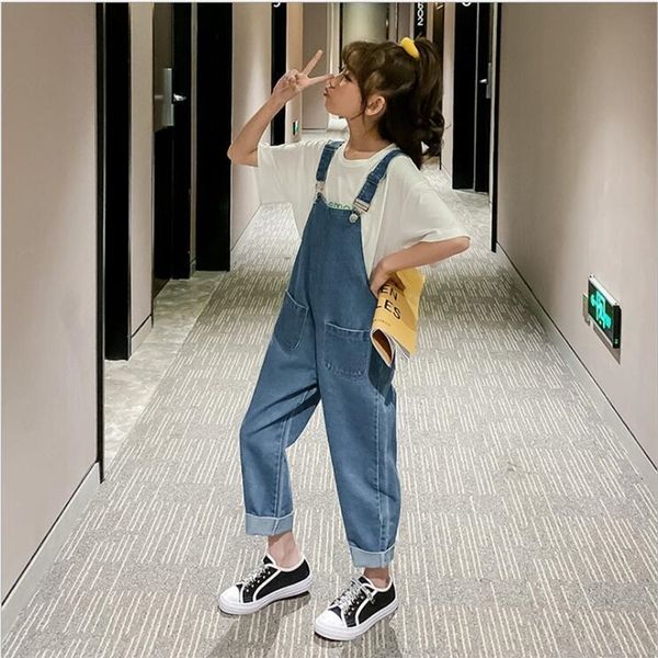 children jeans spring kids clothing girls overalls cotton denim pants fashion contracted kids pants teen clothes baby overalls y200704, Blue
children jeans spring kids clothing girls overalls cotton denim pants fashion contracted kids pants teen clothes baby overalls y200704, Blue