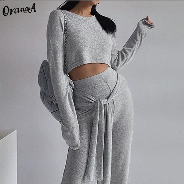 orangea casual women elegant autumn fashion long sleeve loose sweatpants matching set solid lace up fashionable soft streetwear, Gray
orangea casual women elegant autumn fashion long sleeve loose sweatpants matching set solid lace up fashionable soft streetwear, Gray