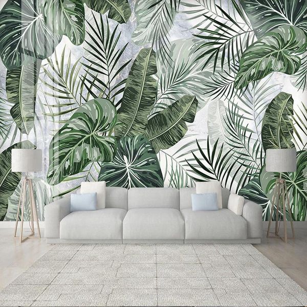 custom p 3d mural wallpaper tropical plant leaves wall decor painting bedroom living room tv background fresco wall covering
custom p 3d mural wallpaper tropical plant leaves wall decor painting bedroom living room tv background fresco wall covering
