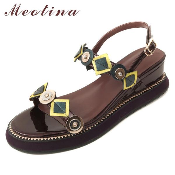 meotina summer sandals women shoes natural genuine leather wedge heels shoes mixed colors open toe sandals ladies big size 33-42, Black
meotina summer sandals women shoes natural genuine leather wedge heels shoes mixed colors open toe sandals ladies big size 33-42, Black