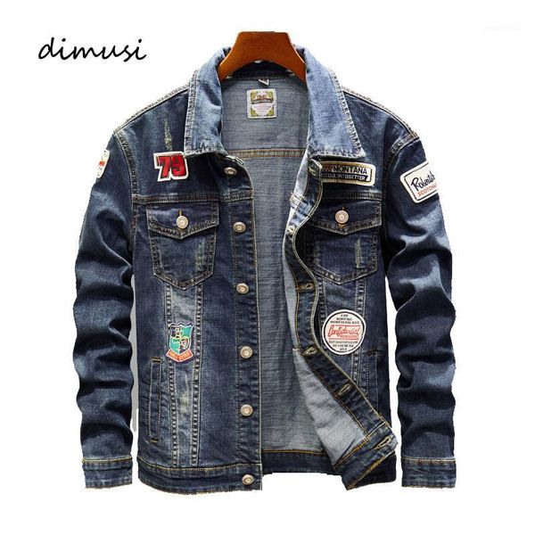 dimusi autumn mens denim jacket trendy fashion ripped denim jacket mens outwear jeans casual slim cowboy coats clothing1, Black;brown
dimusi autumn mens denim jacket trendy fashion ripped denim jacket mens outwear jeans casual slim cowboy coats clothing1, Black;brown