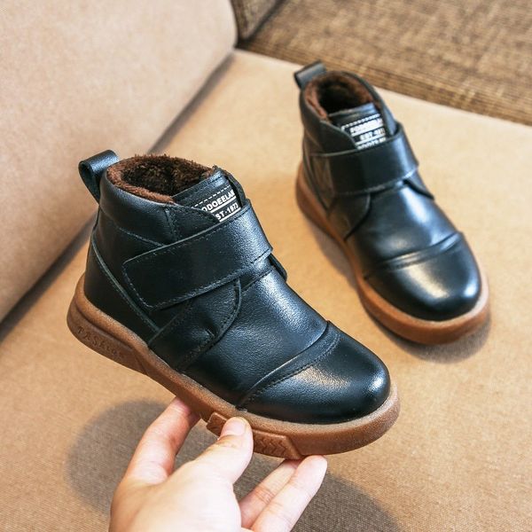kids boots winter fashion boys boots martin genuine leather waterproof plush warm retro ankle snow children shoes girls school c1002, Black;grey
kids boots winter fashion boys boots martin genuine leather waterproof plush warm retro ankle snow children shoes girls school c1002, Black;grey