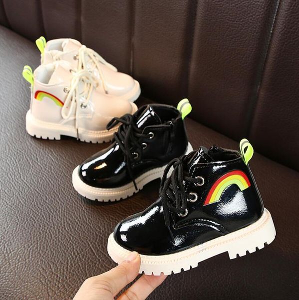 2020 new winter children shoes pu leather waterproof martin boots kids snow boots brand girls boys rubber boots fashion sneakers wmtdzi, Black
2020 new winter children shoes pu leather waterproof martin boots kids snow boots brand girls boys rubber boots fashion sneakers wmtdzi, Black