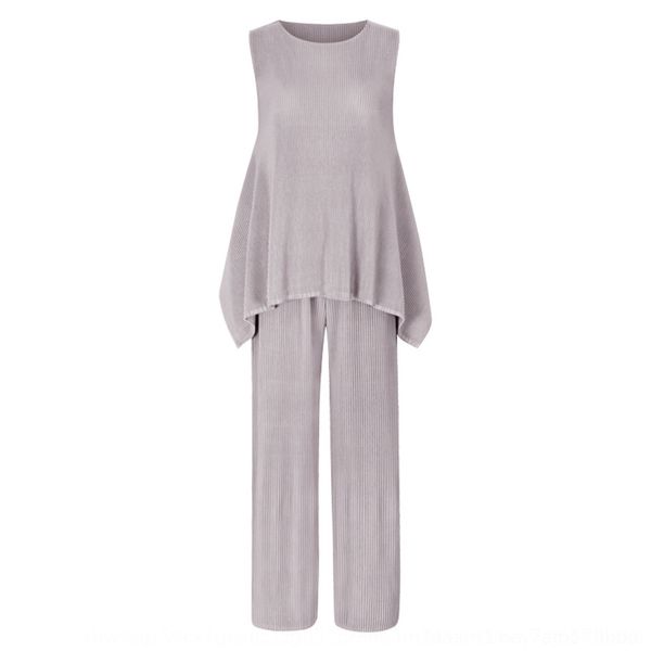 rkcil fashion casual color 2020 summer new women's solid suit comfortable breathable and t-shirt pants trousers sleeveless trousers t-s, Gray
rkcil fashion casual color 2020 summer new women's solid suit comfortable breathable and t-shirt pants trousers sleeveless trousers t-s, Gray
